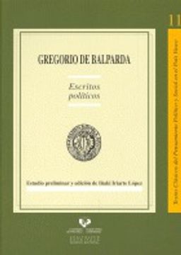 portada Gregorio De Balparda. Escritos Políticos (Textos Clásicos del Pensamiento Político y Social en el País Vasco)