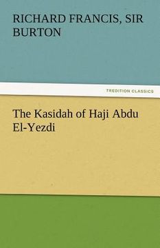 portada the kasidah of haji abdu el-yezdi (en Inglés)