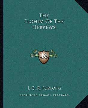 portada the elohim of the hebrews