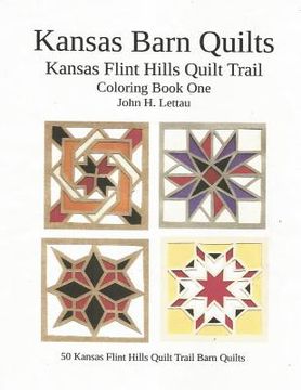 portada Kansas Barn Quilts Coloring Book One (en Inglés)