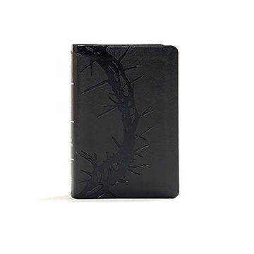 portada Kjv Large Print Compact Reference Bible, Charcoal Leathertouch 