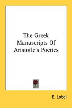 portada the greek manuscripts of aristotle's poetics (en Inglés)