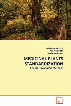 portada medicinal plants standardization (en Inglés)