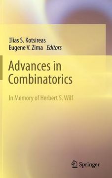 portada advances in combinatorics (en Inglés)