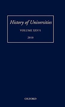 portada History of Universities: Volume xxv (in English)