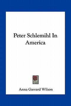 portada peter schlemihl in america (in English)