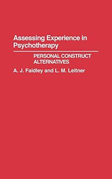 portada Assessing Experience in Psychotherapy: Personal Construct Alternatives 