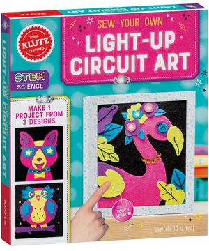 portada Klutz sew Your own Light-Up Circuit art Craft & Science kit (en Inglés)