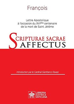 portada Scripturae Sacrae Affectus: Lettre Apostolique ã L'occasion du 16ã me Centenaire de la Mort de Saint jã rã me
