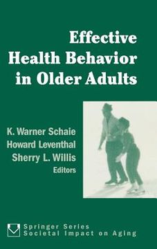 portada effective health behavior in older adults (en Inglés)