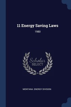 portada 11 Energy Saving Laws: 1980 (en Inglés)