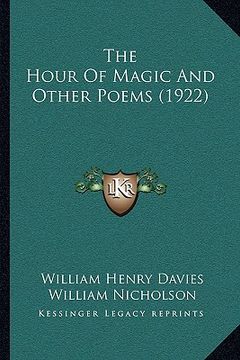 portada the hour of magic and other poems (1922)