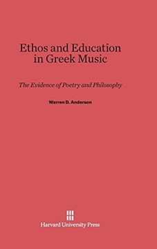portada Ethos and Education in Greek Music (en Inglés)
