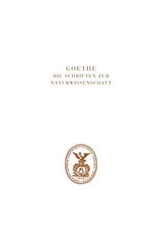 portada Zur Naturwissenschaft im Allgemeinen: Ergänzungen und Erläuterungen (Goethe (in German)