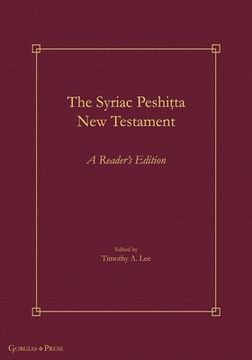 portada The Syriac Peshiṭta New Testament: A Reader's Edition (in English)
