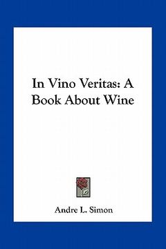 portada in vino veritas: a book about wine (in English)