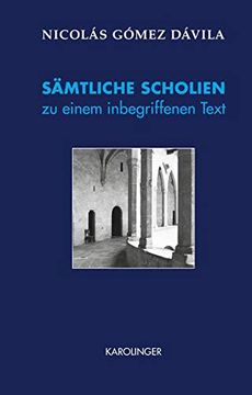 portada Sämtliche Scholien zu Einem Inbegriffenen Text (in German)