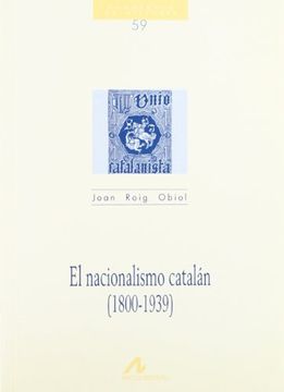 portada El nacionalismo catalán (Cuadernos de historia)