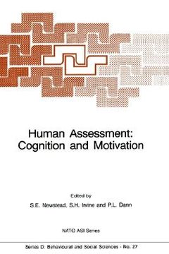 portada human assessment: cognition and motivation (en Inglés)
