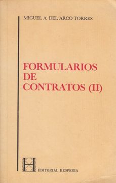 portada Formularios de Contratos