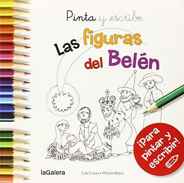 portada Pinta Y Escribe. Las Figuras Del Belén (in Spanish)