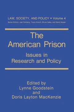portada The American Prison: Issues in Research and Policy (en Inglés)