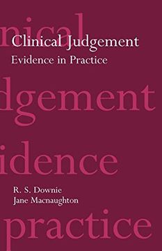 portada Clinical Judgement: Evidence in Practice (Oxford Medical Publications) (en Inglés)