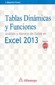 portada TABLAS DINAMICAS Y FUNCIONES. ANALISIS Y MANEJO DE DATOS EN EXCEL 2013