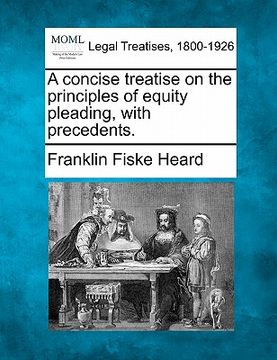 portada a concise treatise on the principles of equity pleading, with precedents.