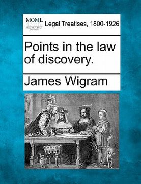 portada points in the law of discovery. (en Inglés)