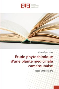 portada Étude phytochimique d'une plante médicinale camerounaise (in French)