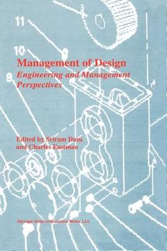 portada management of design: engineering and management perspectives (en Inglés)