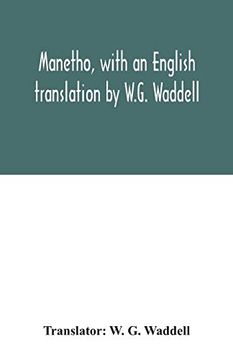 portada Manetho, With an English Translation by W. G. Waddell (en Inglés)