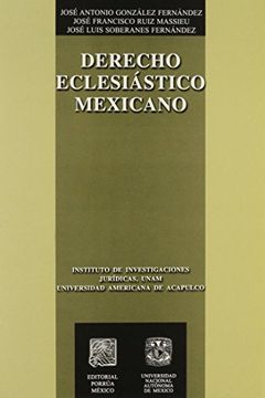 portada Derecho Eclesiastico Mexicano (in Spanish)