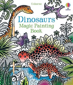 portada Dinosaurs Magic Painting Book (Magic Painting Books) (en Inglés)