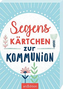 portada Segenskärtchen zur Kommunion (in German)