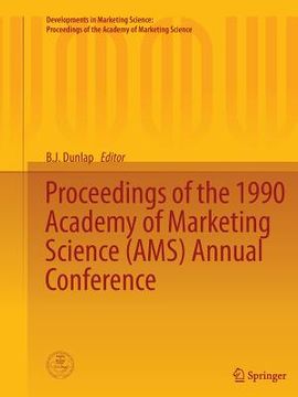 portada Proceedings of the 1990 Academy of Marketing Science (Ams) Annual Conference (en Inglés)