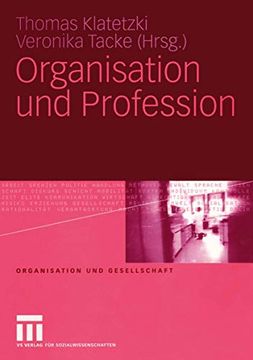 portada Organisation und Profession (en Alemán)