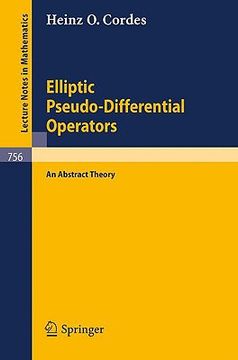 portada elliptic pseudo-differential operators: an abstract theory (en Inglés)
