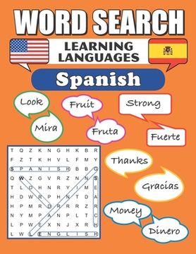 portada Word Search Spanish: Word Find Puzzles (en Inglés)