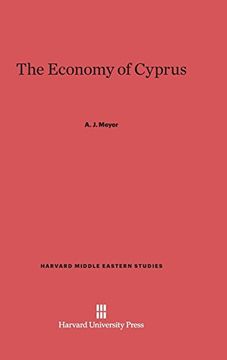 portada The Economy of Cyprus (Harvard Middle Eastern Studies) (en Inglés)