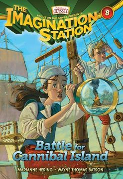 portada Battle for Cannibal Island (Aio Imagination Station Books) (en Inglés)