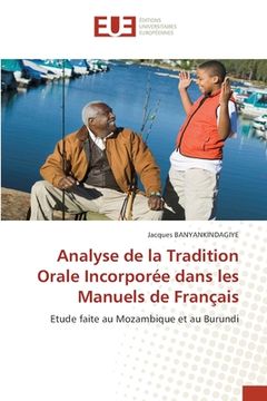 portada Analyse de la Tradition Orale Incorporée dans les Manuels de Français (in French)