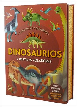 portada Construye y Descubre Dinosaurios y Reptiles Voladores