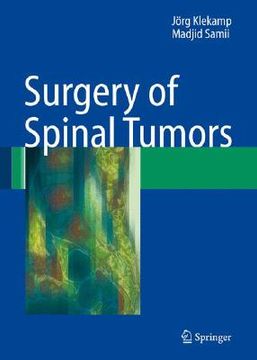 portada surgery of spinal tumors (en Inglés)