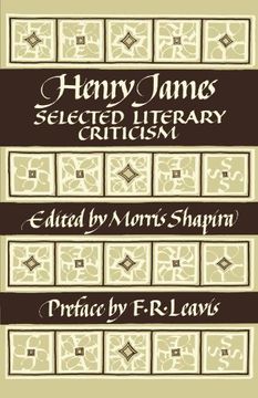 portada Henry James: Selected Literary Criticism (en Inglés)