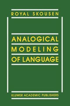 portada Analogical Modeling of Language (en Inglés)