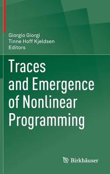 portada traces and emergence of nonlinear programming (en Inglés)