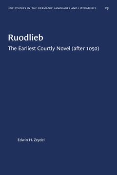 portada Ruodlieb: The Earliest Courtly Novel (After 1050) (en Inglés)
