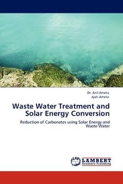 portada waste water treatment and solar energy conversion (en Inglés)